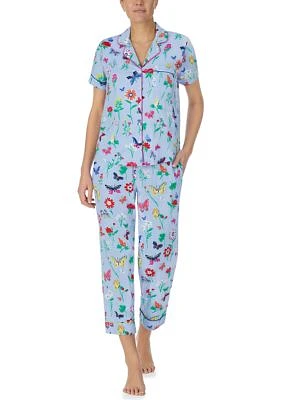 Women's Cozy Jersey Short Sleeve Pajama Set