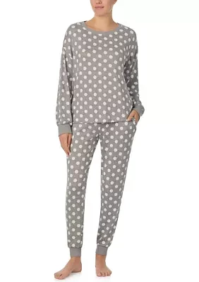 Long Sleeve Joggers Pajama Set