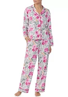 Long Sleeve Printed Pajama Set