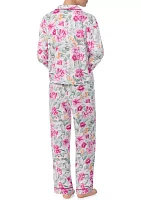 Long Sleeve Printed Pajama Set