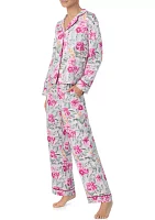 Long Sleeve Printed Pajama Set