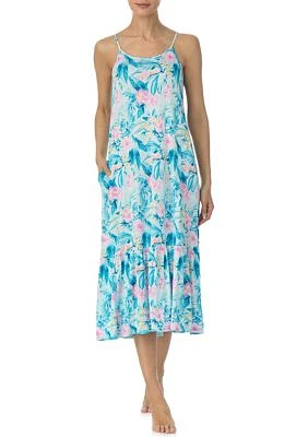 Sleeveless Maxi Sleep Dress