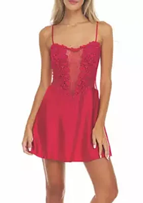 Flora Nikrooz Collection Showstopper Satin Chemise