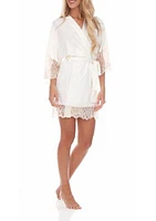 Gabby Satin Robe