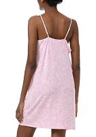 Printed Sleeveless Chemise