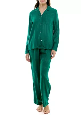 Women's Long Sleeve Flannel Pajama Set