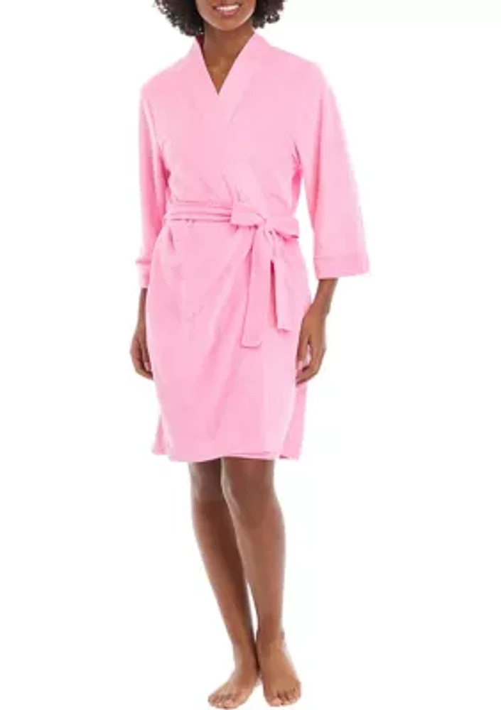 Women's Honey Knit Wrap Robe