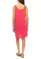 Women's Sleeveless Pointelle Sleep Dress