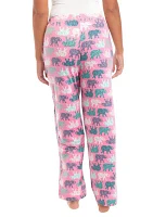 Printed Knit Pajama Pants