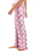 Printed Knit Pajama Pants