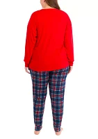 Plus  3-Piece Pajama Set