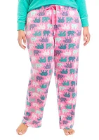 Plus Butterknit Printed Sleep Pants