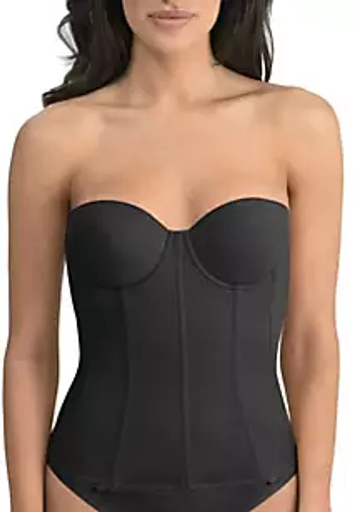 Dominique Brianna Low Back Strapless Longline