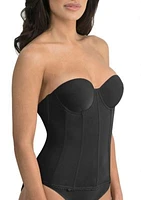 Brianna Low Back Strapless Longline