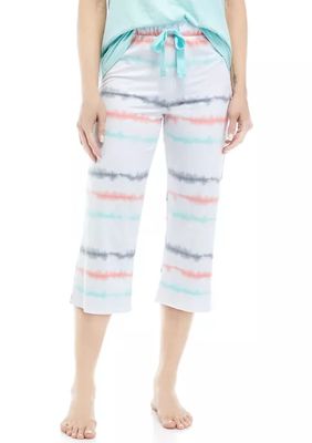 Cozy Ribbed Capri Pajama Pants