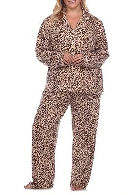 Plus Long Sleeve Pajama Set