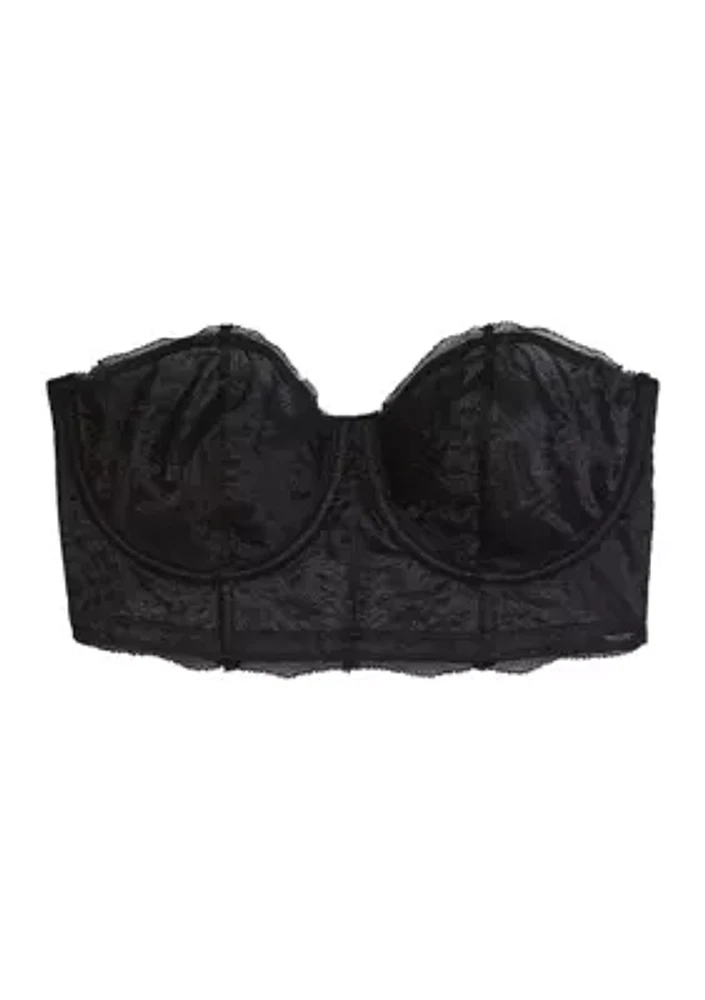 Wave Lace Bustier Bra