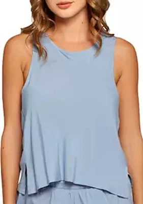 iCollection Trina Soft Washed Rayon Tank Top