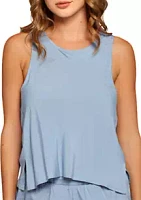 iCollection Trina Soft Washed Rayon Tank Top