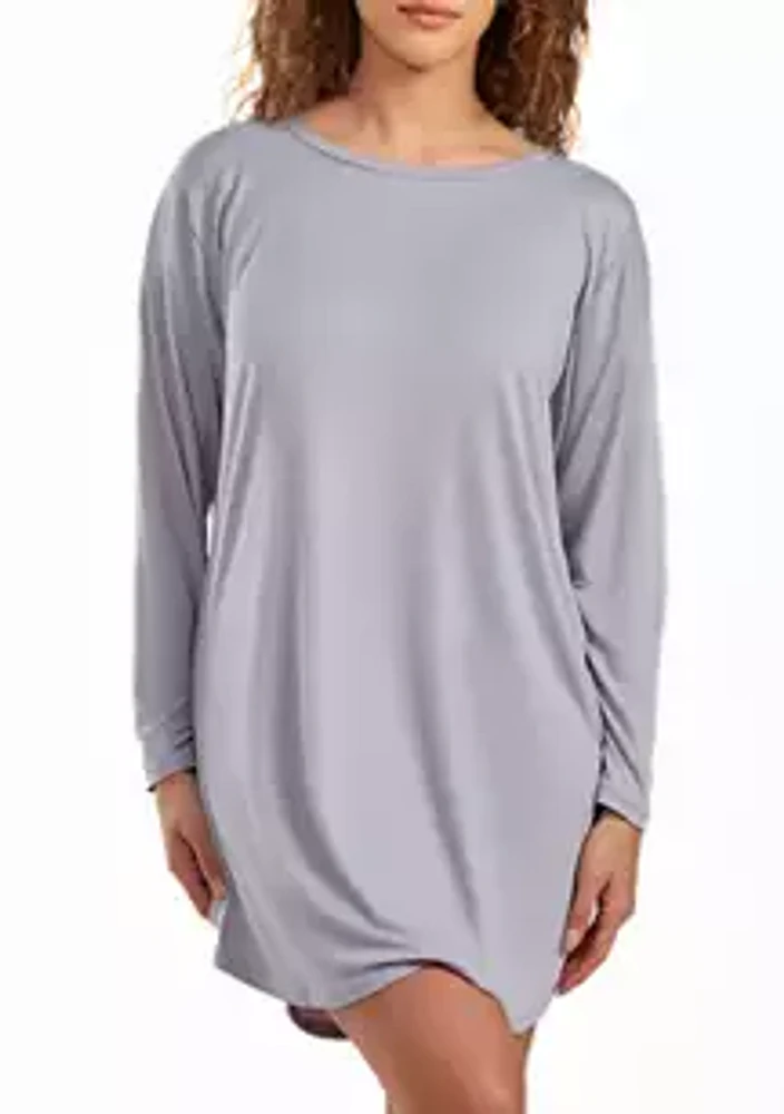 iCollection Ferris Modal Sleep Shirt/Dress Ultra Soft and Cozy Lounge Style