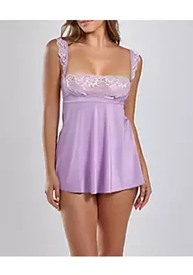 iCollection Lillian Soft Cup Lace, Mesh, & Micro Bdoll