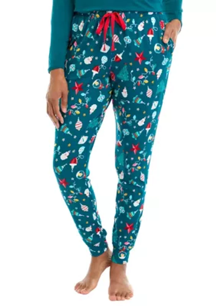 Women's Holiday Lights Joggers