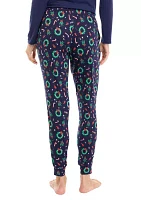 Women's Holiday Wreaths Jogger Pajama Pants