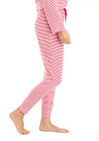 Women's Red Stripe Pajama Pants