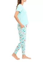 Women's Beachy Christmas Jogger Pajama Pants