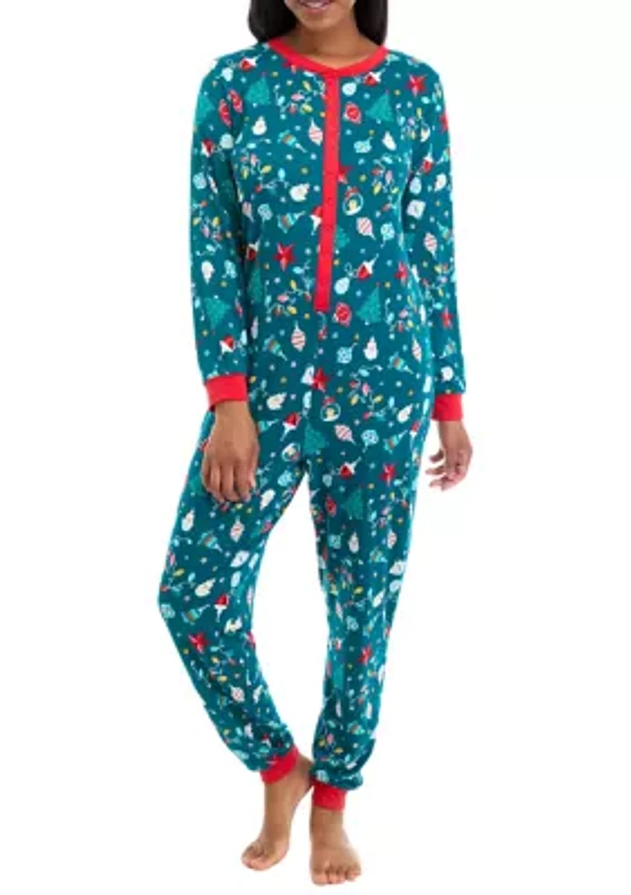 Women's Holiday Lights Onesie