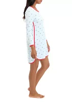 Women's Jolly Stripe Long Sleeve Nightgown