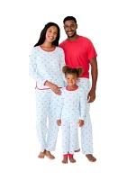 Women's Jolly Stripe Long Sleeve Nightgown