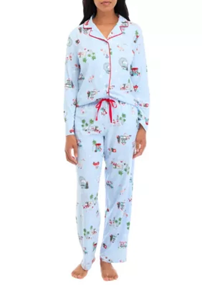 Women's Holiday Shopping Pajama Set