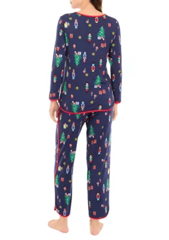 Women's Nutcracker Pajama Set