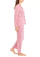 Women's Red Stripe Pajama Set