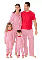 Women's Red Stripe Pajama Set