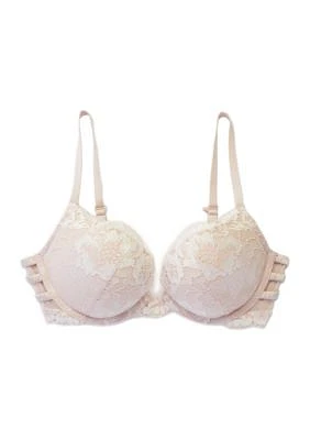 Underwire Lace Plunge Bra