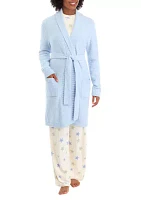 Long Sleeve Teddy Robe