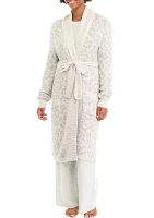 Long Sleeve Teddy Robe