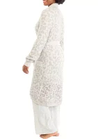 Long Sleeve Teddy Robe