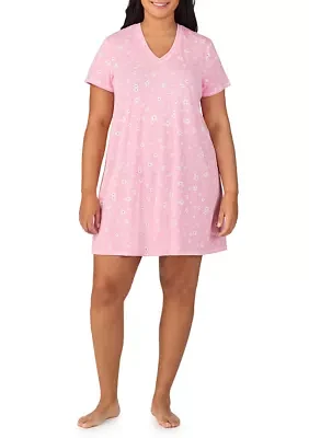 Plus  Short Sleeve Sleepshirt