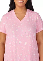 Plus  Short Sleeve Sleepshirt