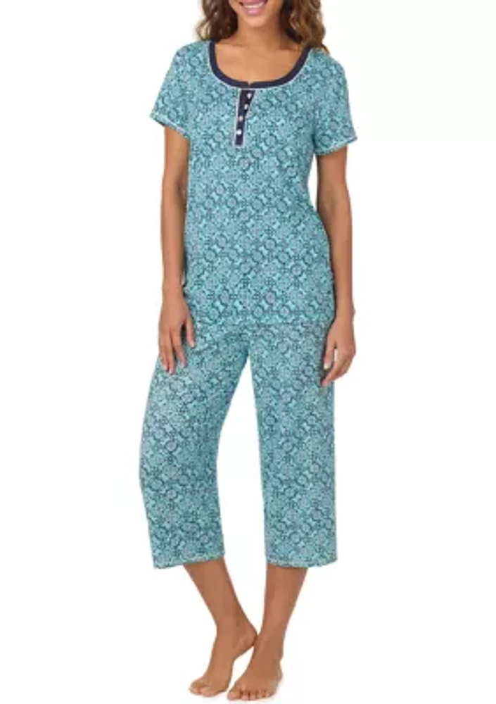 Cropped Pajama Set