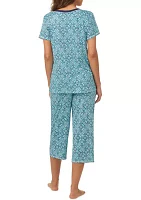 Cropped Pajama Set