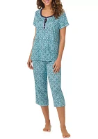 Cropped Pajama Set