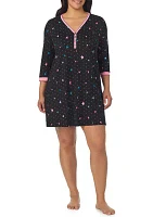 Plus Printed Sleepshirt