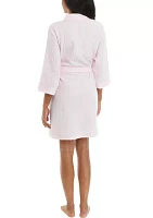 Women's Waffle Wrap Front Robe