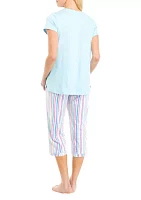 Women's 3 Piece Luxe Pajama Set