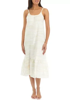 Sleeveless Gauze Cami Dress