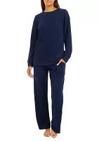 Women's Wide Rib Lush Pajama Set